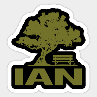 A Good Day - Ian Name Sticker